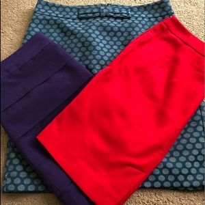 Lot of 3 Loft Skirts